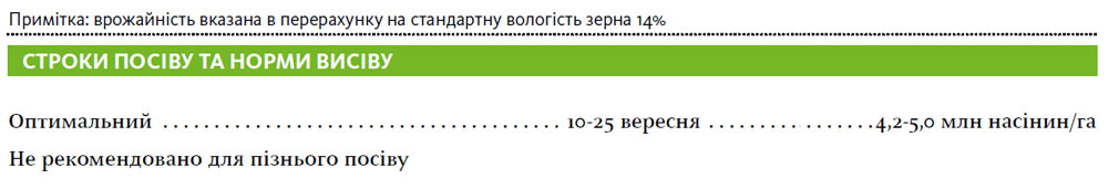 Гібрид пшениця озима БАЛІТУС